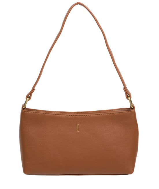 'Lucinda' Tan Leather Grab Bag