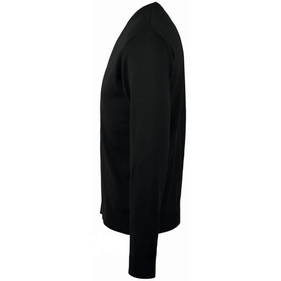 SOLS Heren Gouden Gebreid V Hals Vest (Zwart) - Image 3