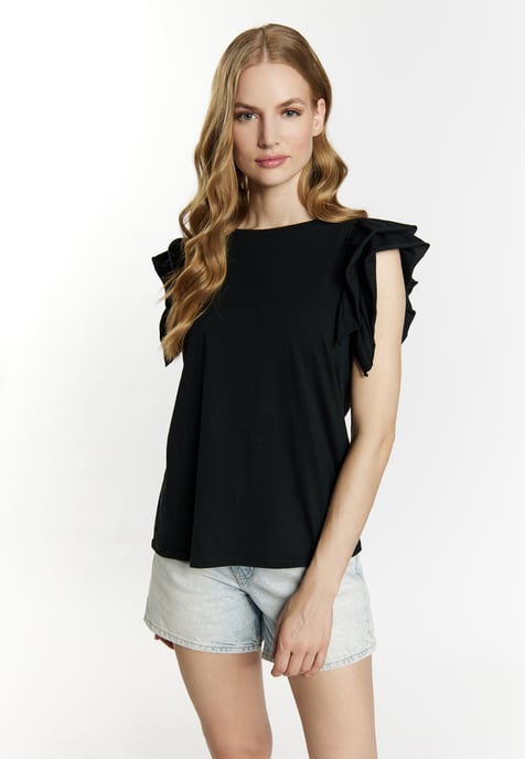 Dreimaster T-Shirt women black - Image 3
