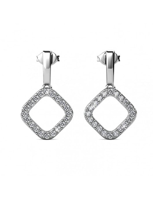 Irina örhängen - silver och kristall - Image 3