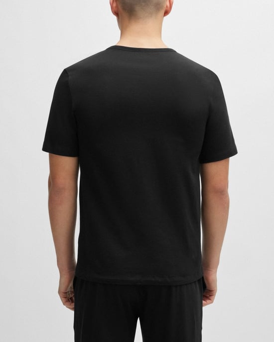 HUGO Mens Three-Pack of Underwear T-Shirts in Cotton with Logos NOS - Image 4