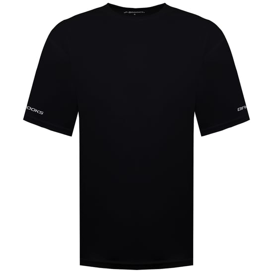 Brooks Stadium Mens Black T-Shirt - Image 1