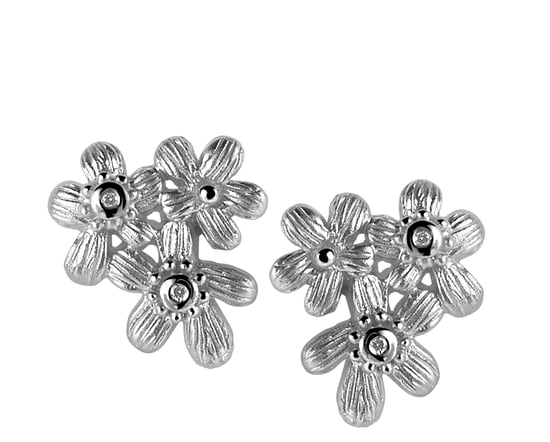 Orphelia Dames 925 Sterling Zilveren Oorbellen - Zilver ZO-6026 - Image 1