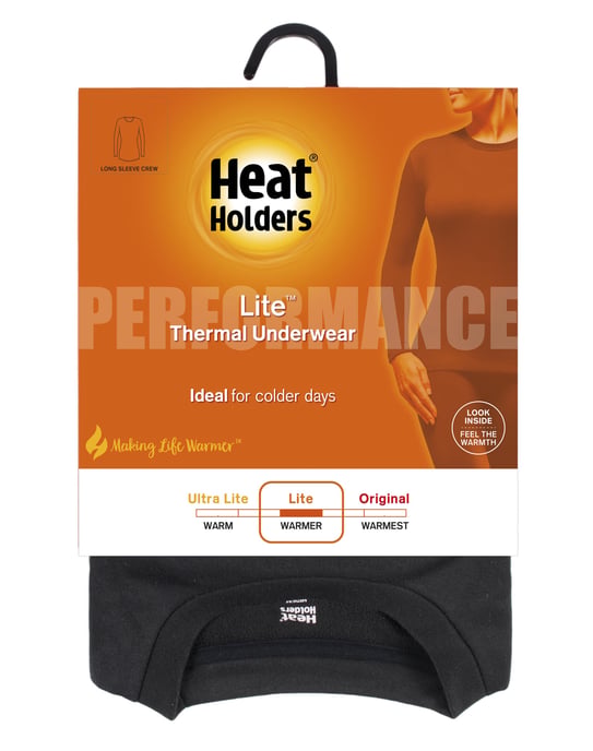 Heat Holders - Ladies Long Sleeve Thermal Top | Lightweight | Fleece Lined - X-Warm - Lite - Image 2