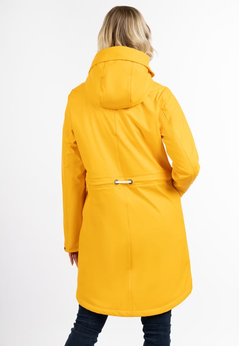 ICEBOUND Rain coat with teddy lining women sunny yellow - Image 4