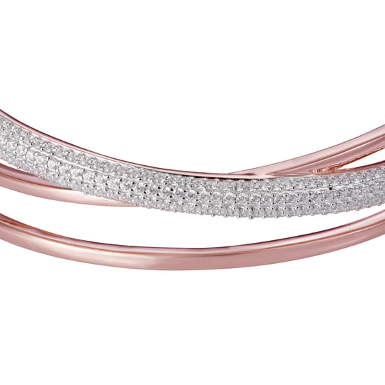 Orphelia Women's 925 Sterling Silver Bracelet - Rose ZA-7408 - Image 2