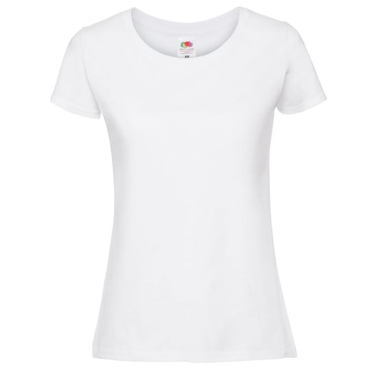 Fruit Of The Loom Womens/Ladies Ringspun Premium T-Shirt (Snow) - Image 1
