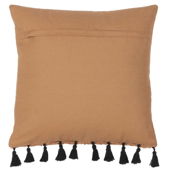 furn. Radian Semi Circle Tufted Cotton Tasselled Cushion Cover - Image 2