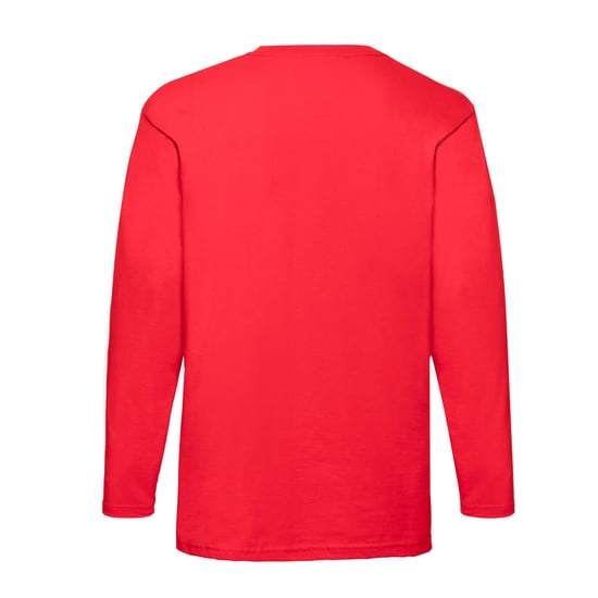 Fruit of the Loom Unisex Adult Valueweight T-shirt met lange mouwen (Rood) - Image 2