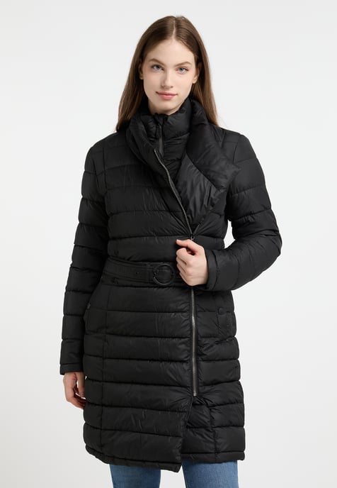 Dreimaster Winterjas met vulling Dames zwart - Image 3