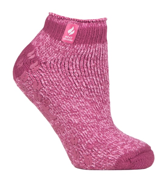 Värmehållare - Halksockor för damer med halkskydd, termiska fotledssockor med grepp - Image 1