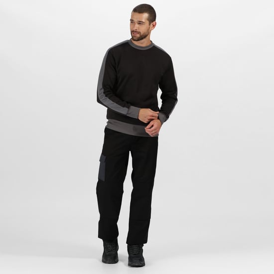 Regatta Mens Contrast Crew Neck Sweater
