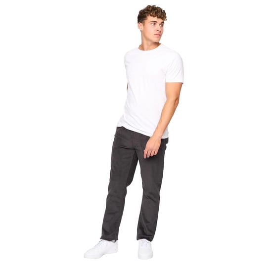 Crosshatch Mens Cordout Loose Trousers (Anthracite) - Image 3