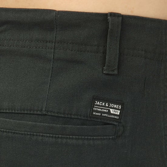 Men's Jack Jones Charlie Dave Cargo Shorts in Black