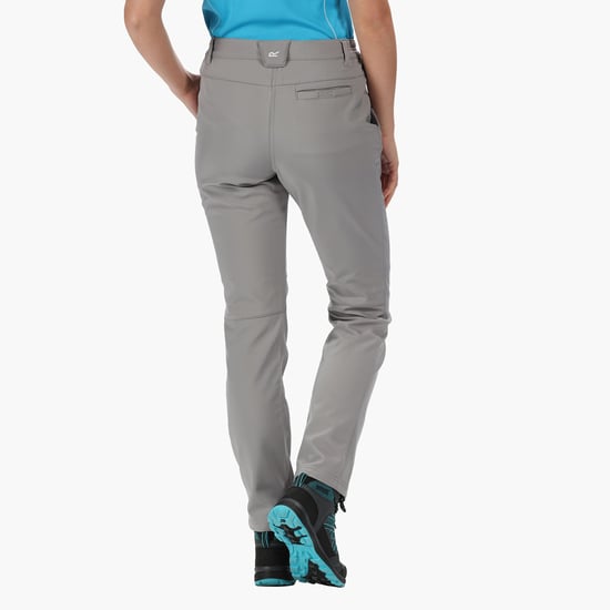 Regatta Womens/Ladies Highton Walking Trousers (Seal Grey)