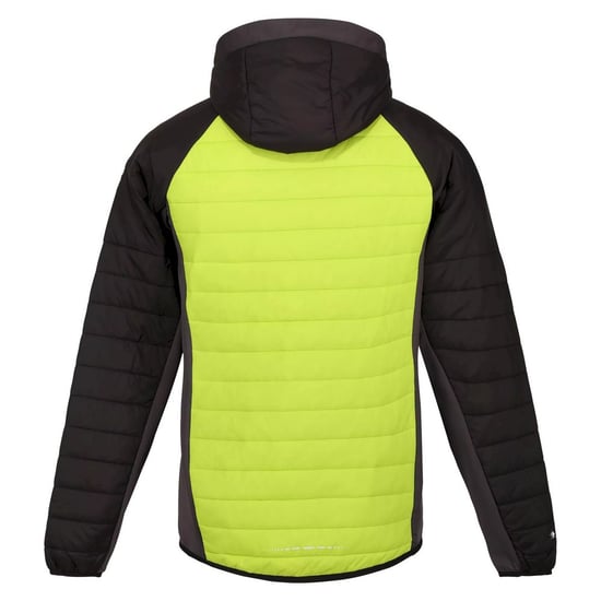 Regatta Mens Trutton Hooded Soft Shell Jacket (Bright Kiwi/Black)