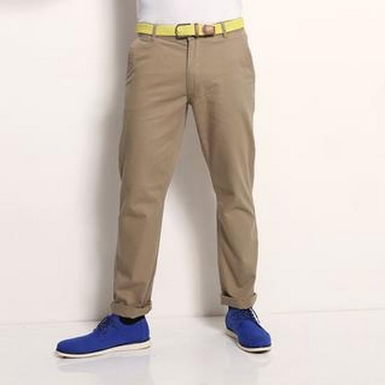 Asquith & Fox Mens Classic Casual Chinos/Trousers (Khaki) - Image 2