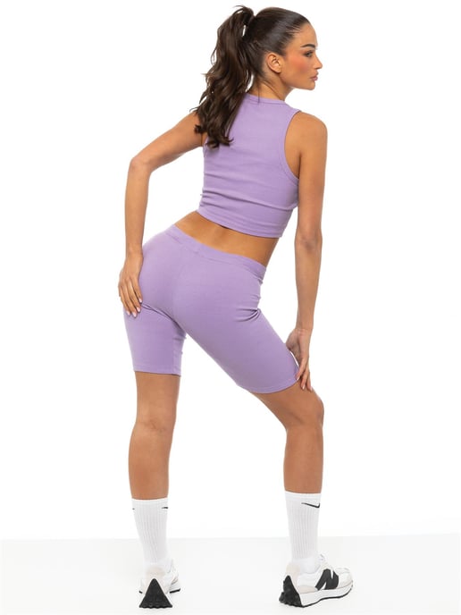 Enzo Womens Ribbed Vest Tracksuit Set