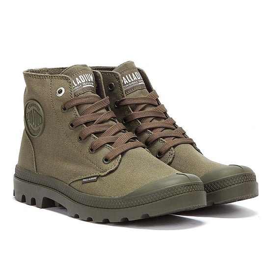 Palladium Pampa Hi Mono Chroom Groen Laarzen - Image 1
