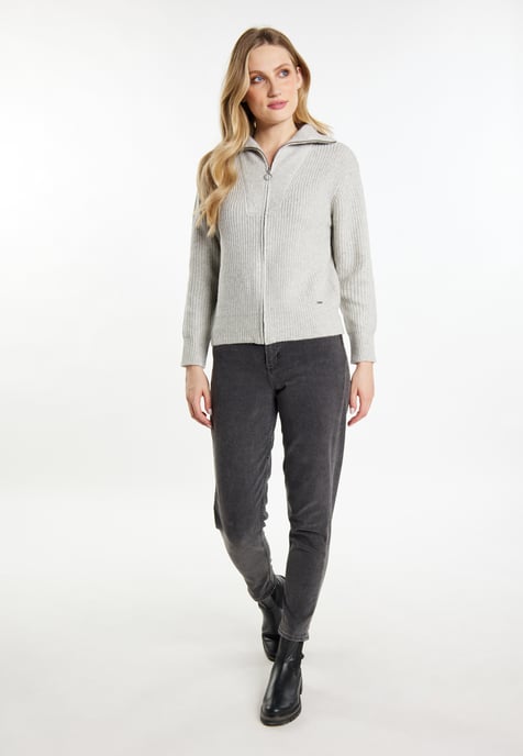 Dreimaster Vest Dames grijs melange - Image 2