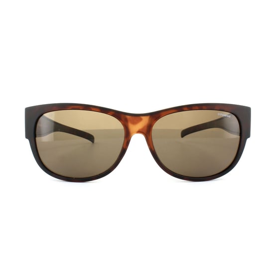 Polaroid Suncovers Fitover Sunglasses 9004/S MQU IG Dark Havana Brown Polarized