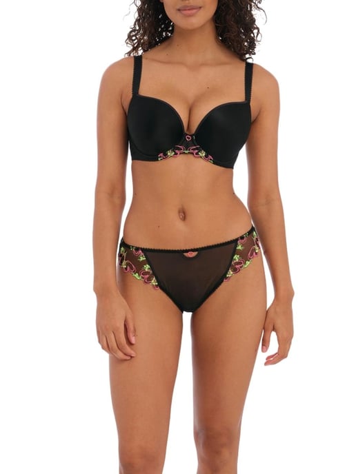 Loveland Moulded Plunge T-Shirt Bra - Boudoir Noir