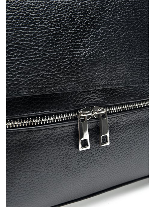 Roberta M SS22 RM 1758 Black Leather Bag - Image 3