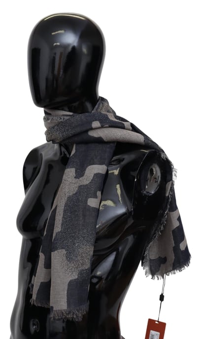 Missoni Men's Veelkleurige Wol Camouflage Unisex Wrap Sjaal - Image 3