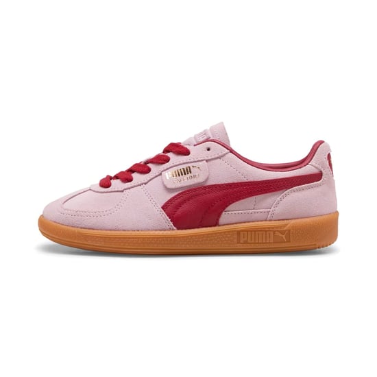 Puma Palermo Leather Rose/Dark Crimson-trainers - Image 3