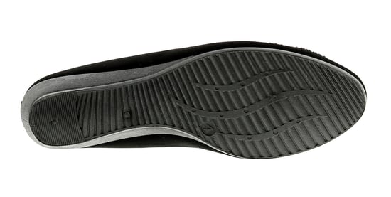 Platino Womens Shoes Wedges Diamante Tasha 2 Slip On black