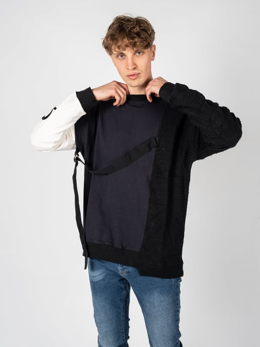 Nicolo Tonetto Sweatshirt Lien Herr Svart - Image 3