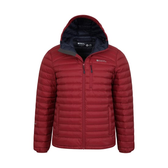 Mountain Warehouse Mens Henry II Extreme Down Filled Padded Jacket (Dark Red)