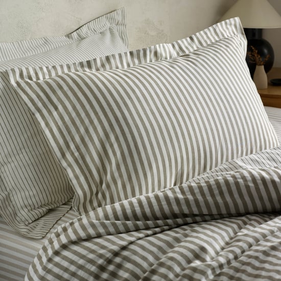 Yard Hebden Striped Duvet Cover Set - Image 3