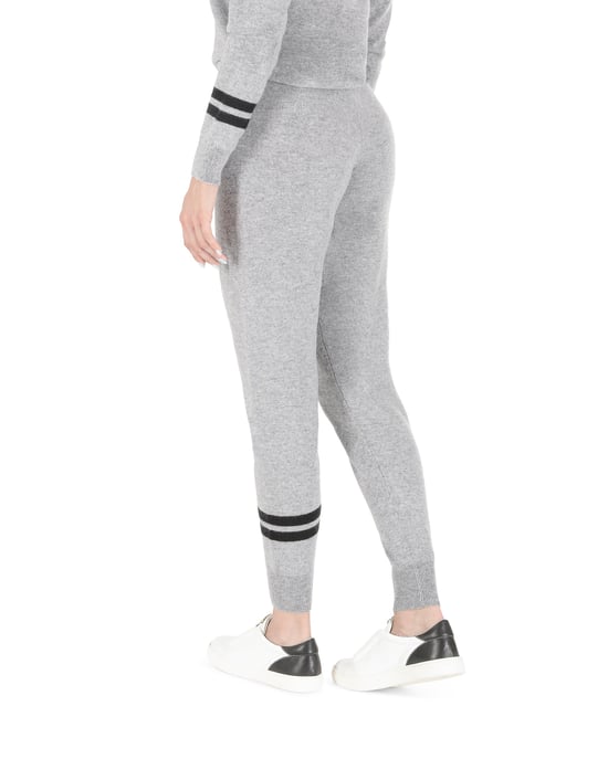 Premium Cashmere Knit Track Pants - Image 2