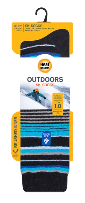 HEAT HOLDERS LITE - Thermal Ultra Thin Funky Ski Socks för damer - Image 2