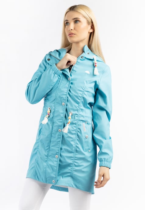 Schmuddelwedda Mackintosh bridgeport Dames DONKER AQUA-280 - Image 3