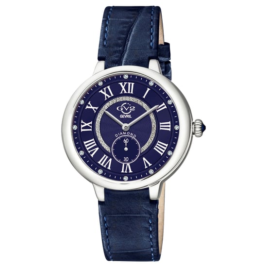 GV2 Rome Women's Blue Dial Stainless Steel Watch - Image 1