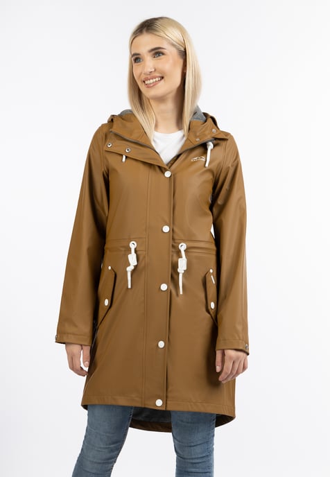 ICEBOUND raincoat women dark sand - Image 3