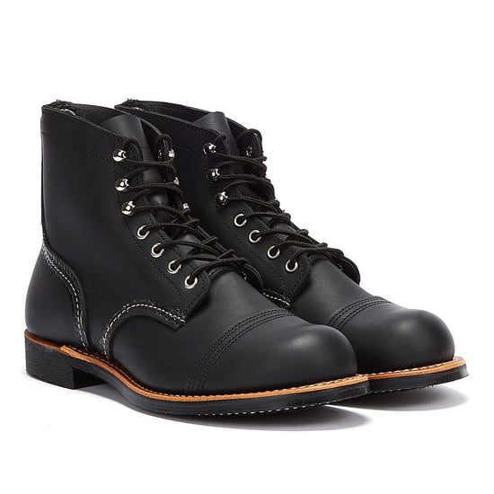 Red Wing Shoes Iron Ranger Harness Mens Black Boots - Image 1
