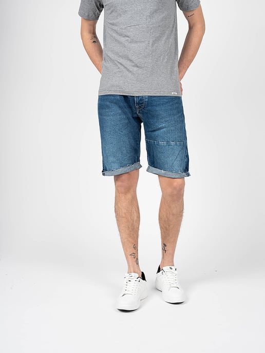 Pepe Jeans Shorts Callen Reclaim Herr Blå - Image 3