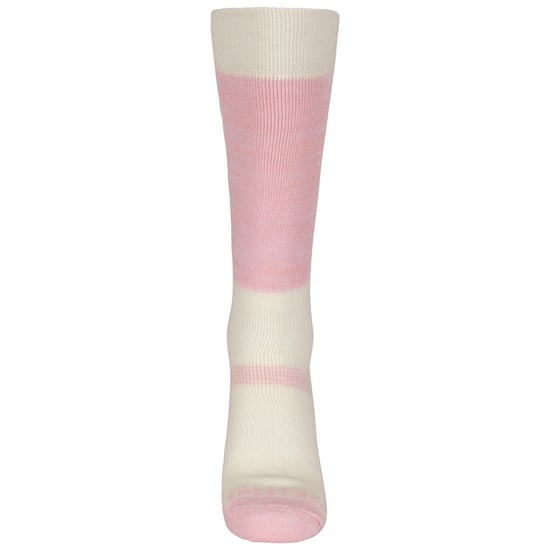 Trespass Childrens/Kids Convex Ski Socks (Pack of 2) (Candy Pink/Off White)