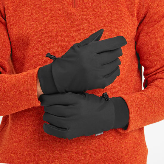 Tornado Powerstretch Gloves Black Marl