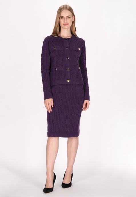 Dreimaster Vest Dames paars - Image 2