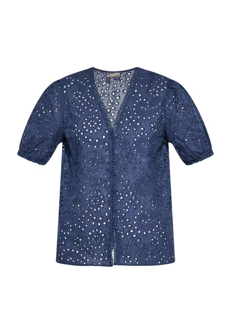 Dreimaster Blouse Dames marine - Image 1