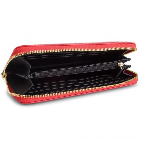 Love Moschino Zip Around Basic Wallet in Red