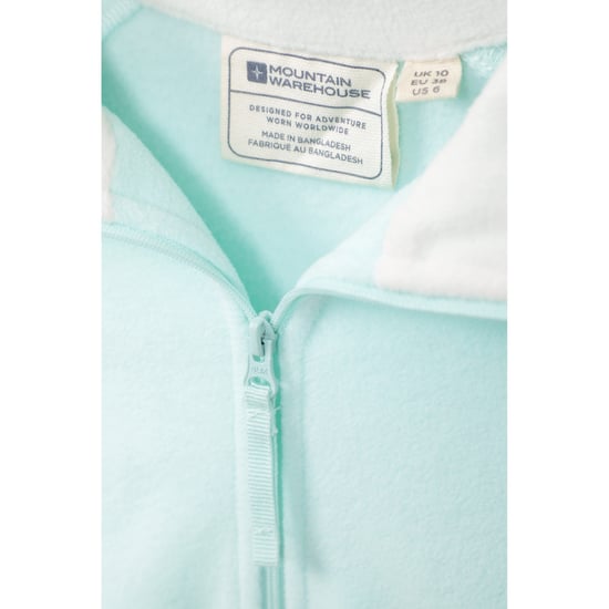 Mountain Warehouse Dames/Dames Montana Half Zip Fleece Top (Munt) - Image 2