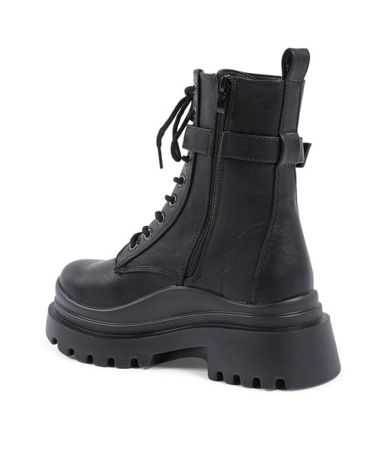 19V69 Italia Womens Ankle Boot Black