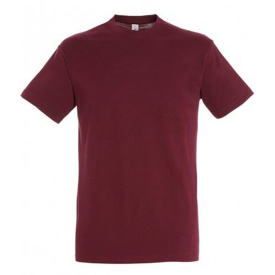 SOLS Mens Regent Short Sleeve T-Shirt (Burgundy) - Image 1