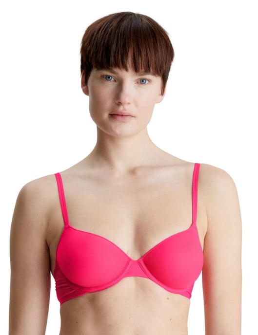 000QF6068E Calvin Klein Sheer Marquisette Lightly Lined Demi Bra