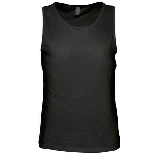 SOLS Heren Justin Mouwloze Tank / Vest Top (Diep zwart) - Image 1